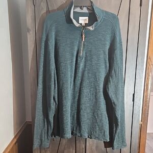 Goodfellow Dark Green Half-Zip Pullover
